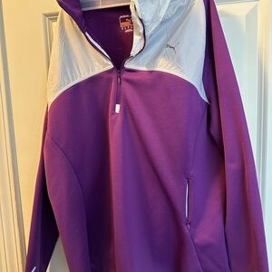 PUMA|Purple and White Hoodie|cozy and warm